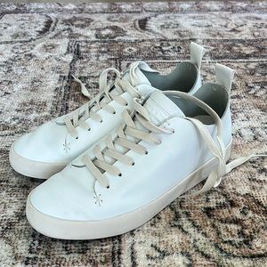 Rag & Bone White Leather Sneakers